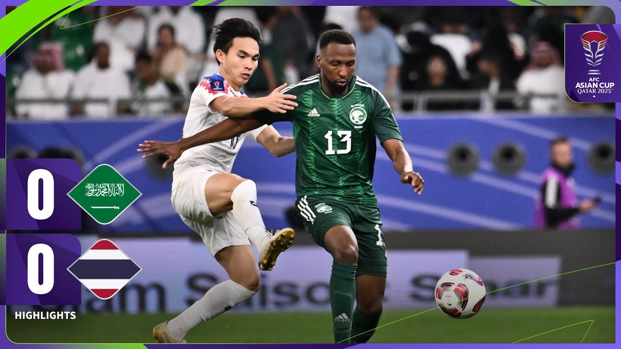 #ไฮไลท์ฟุตบอล [ ซาอุดีอาระเบีย 0 - 0 ไทย ] เอเชียน คัพ 2024/26.1.67